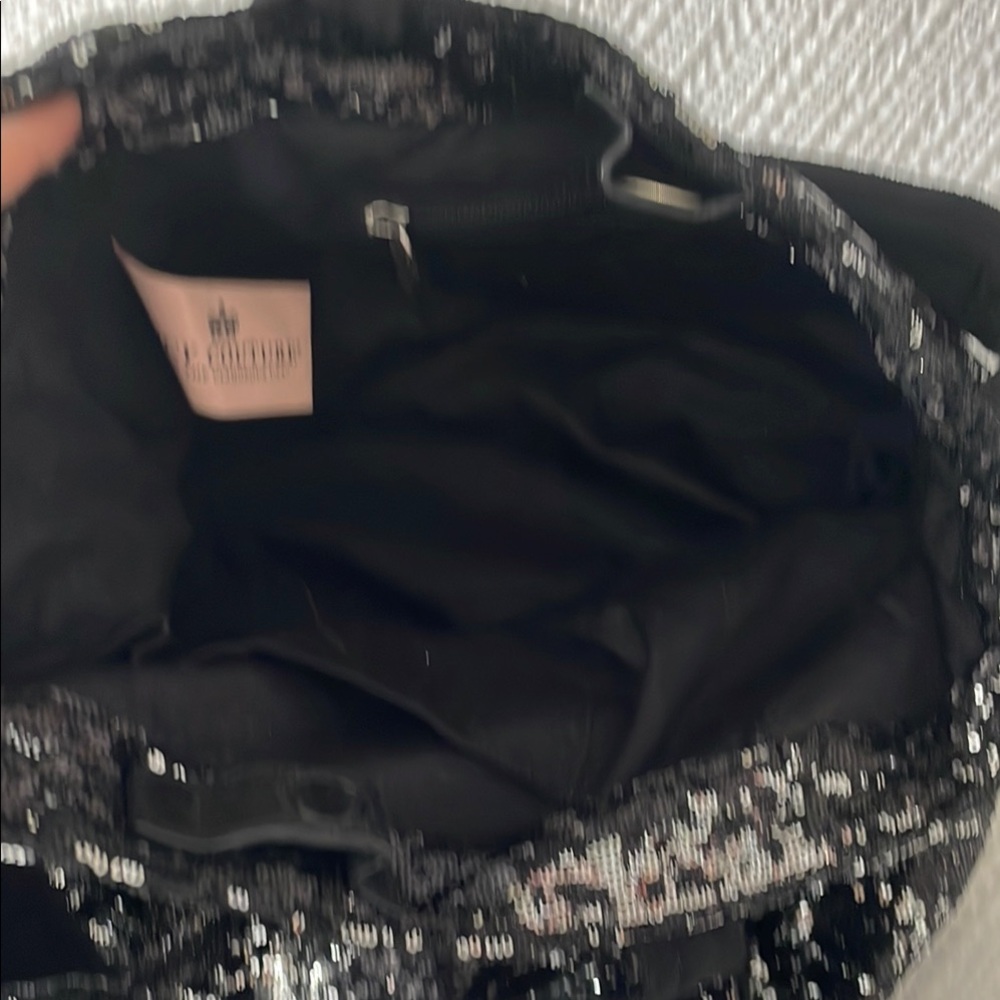 Juicy Couture Black Sequin Tote Bag - Picture 5 of 8